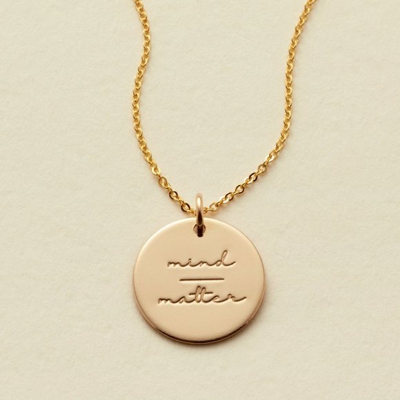 Urban Outfitters Jewelry - Mind | Matter Meditation Mantra Charm Necklace